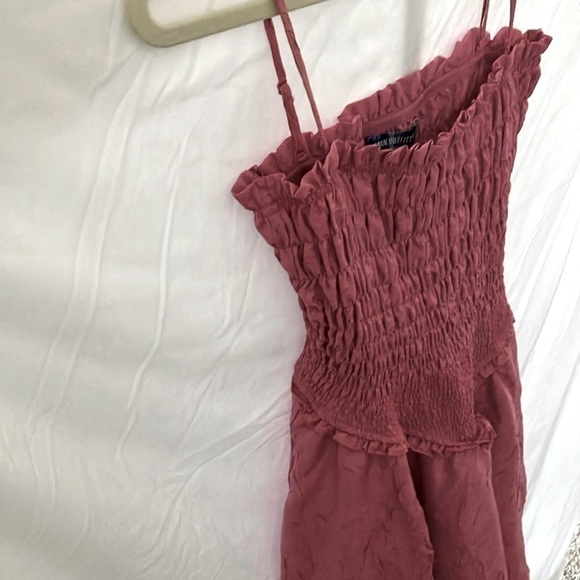 Urban Outfitters: Pink Cinched flare bottom Sundress- Flirty/Flowy skirt-Small - Picture 5 of 11